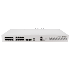 Switch 8 x RJ45 Gigabit PoE af/at, 10 x RJ45 Gigabit, 2 x SFP+ 10G, NAND, 1U - MikroTik CRS418-8P-8G - 1
