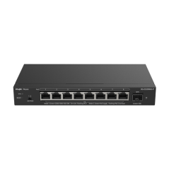 Switch 8 x RJ45 2.5G PoE, 1 x SFP+ 10G, Cloud Management - Ruijie Reyee RG-ES209MG-P - 1