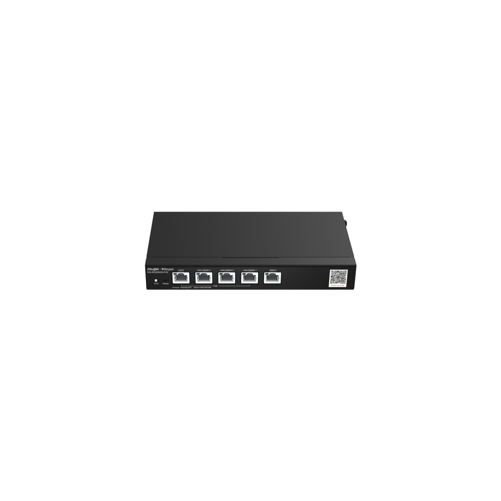 Router 4 x RJ45 1G PoE, 1 x RJ45 1G, Buget PoE 60W, Multi-WAN, Cloud Management - Ruijie RG-EG305GH- - 1