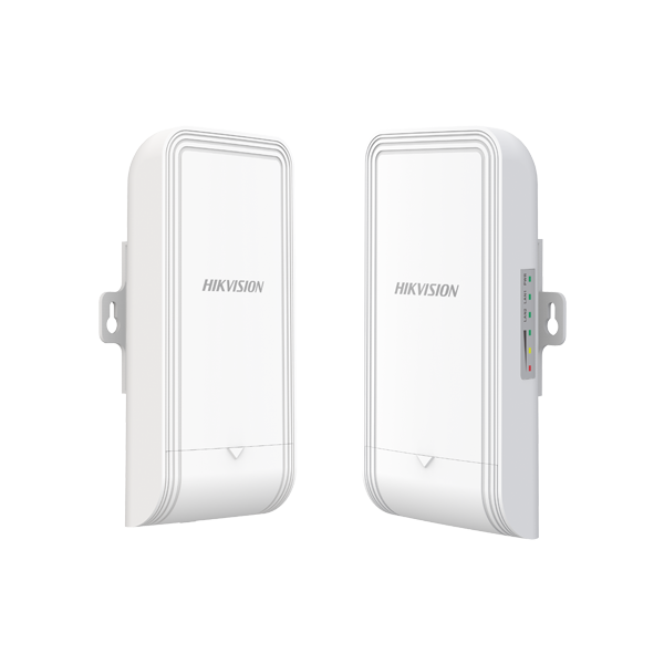Set Bridge wireless 2.4GHz, 300Mbps, 1 km, 7dBi, PoE IN/OUT, Management - HIKVISION  DS-3WF1000-EI-2 - 1
