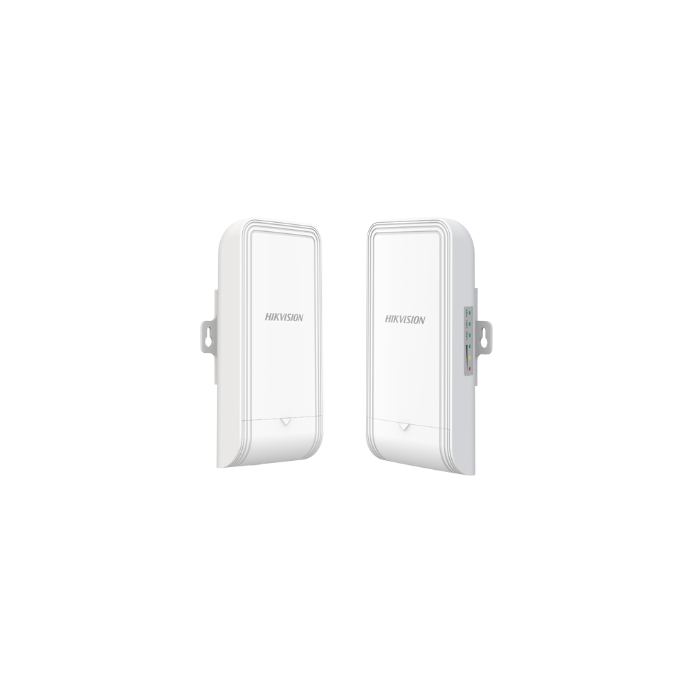 Set Bridge wireless 2.4GHz, 300Mbps, 1 km, 7dBi, PoE IN/OUT, Management - HIKVISION  DS-3WF1000-EI-2 - 1