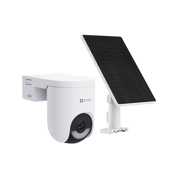 Camera IP Wi-Fi6 & 4G PT + Panou solar 5W, 2K+, baterie 5.200 mAh, Audio, IR+WL 15m, Alarma - Ezviz  - 1