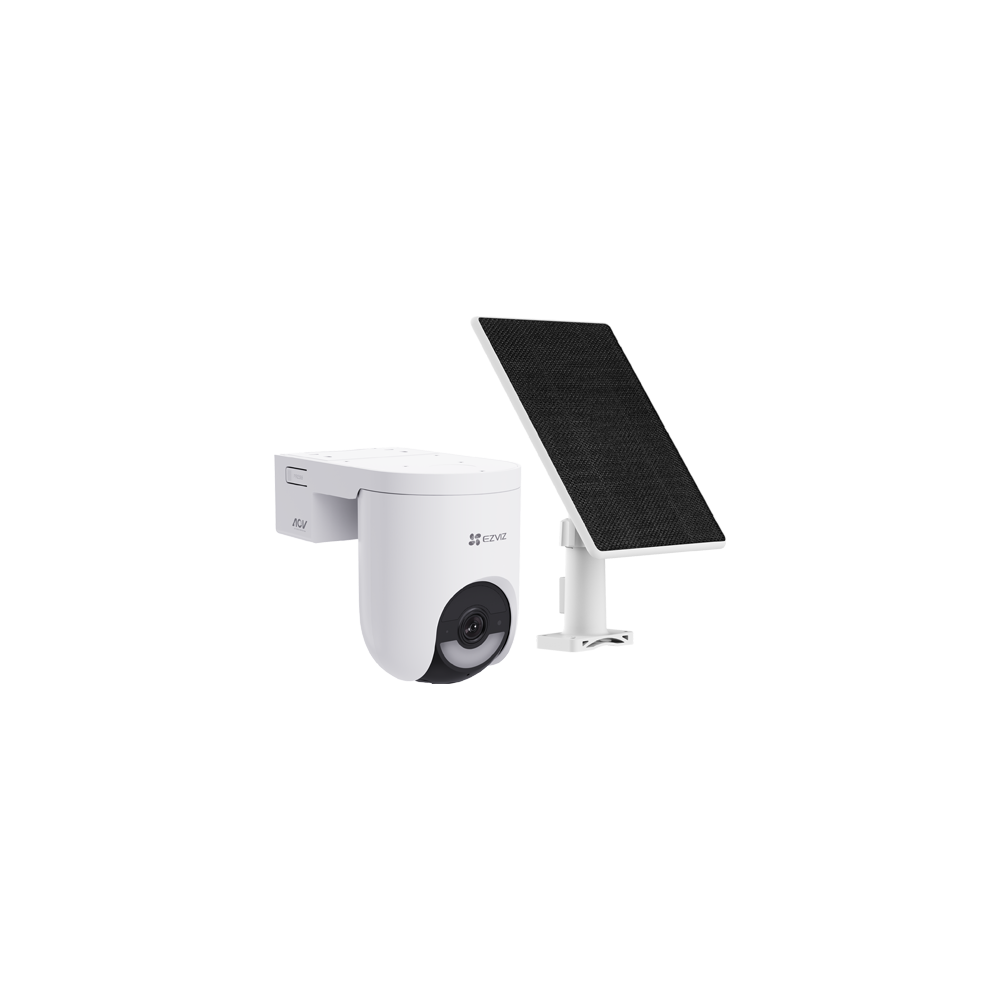 Camera IP Wi-Fi6 & 4G PT + Panou solar 5W, 2K+, baterie 5.200 mAh, Audio, IR+WL 15m, Alarma - Ezviz  - 1