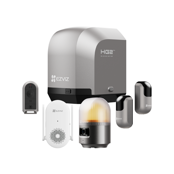 Kit automatizare poarta culisanta 600Kg/8m, Wi-Fi, camera rezolutie 2K, alarma, sirena - EZVIZ CS-HG - 1