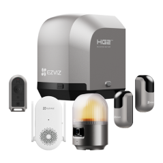 Kit automatizare poarta culisanta 600Kg/8m, Wi-Fi, camera rezolutie 2K, alarma, sirena - EZVIZ CS-HG - 1