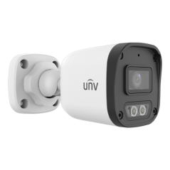 Camera IP ColorHunter 4MP, lentila 2.8mm, IR 30m, WL 15m, Mic, PoE, IP67 - UNV IPC2124LB-AF28-DL-ECO - 1