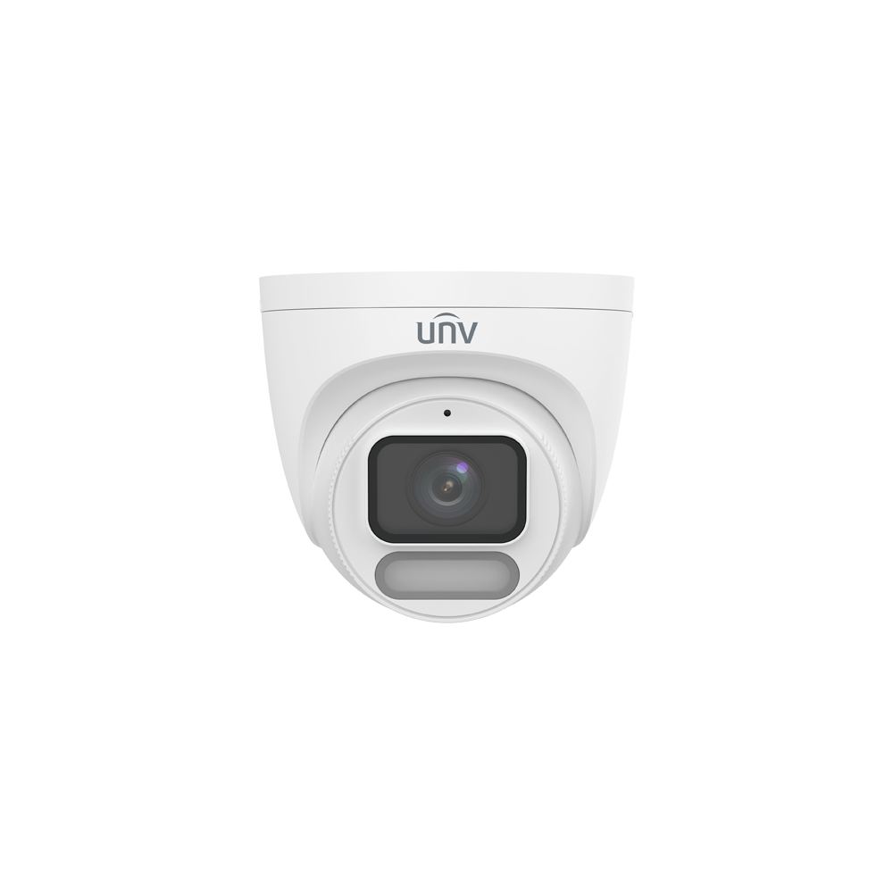 Camera IP Wise-ISP ColorHunter, 4MP, lentila 2.8mm, WL 30m, Mic, PoE, MicroSD, Color 24/7 - UNV IPC3 - 1
