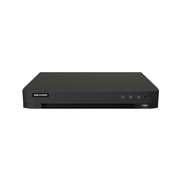 DVR AcuSense 8 ch., 5MP + 8 ch. IP 4K, Audio bidirectional, Alarma, 1U - HIKVISION iDS-7208HUHI-M1-X - 1