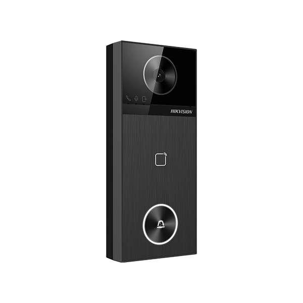 Panou exterior videointerfon TCP/IP 4MP, IR 3m, Wi-Fi6, Bluetooth, M1, IP65 - HIKVISION DS-KV6114-WB - 1