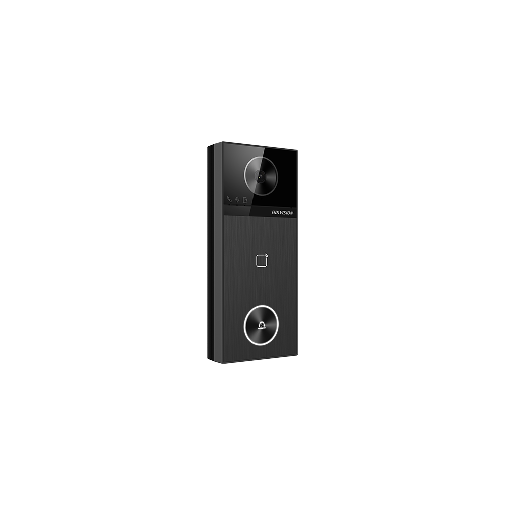Panou exterior videointerfon TCP/IP 4MP, IR 3m, Wi-Fi6, Bluetooth, M1, IP65 - HIKVISION DS-KV6114-WB - 1