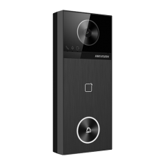 Panou exterior videointerfon TCP/IP 4MP, IR 3m, Wi-Fi6, Bluetooth, M1, IP65 - HIKVISION DS-KV6114-WB - 1