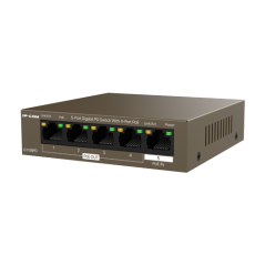 Switch 4 x RJ45 1G PoE Out 802.3af, 1 x RJ45 1G PoE IN, Unmanaged - IP-COM G1105PD - 1