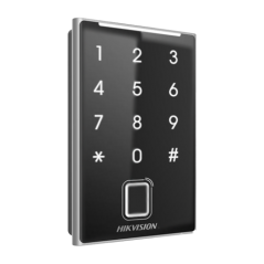 Cititor de proximitate MIFARE, amprenta, tastatura integrata, Bluetooth, Wiegand, RS485 - HIKVISION  - 1