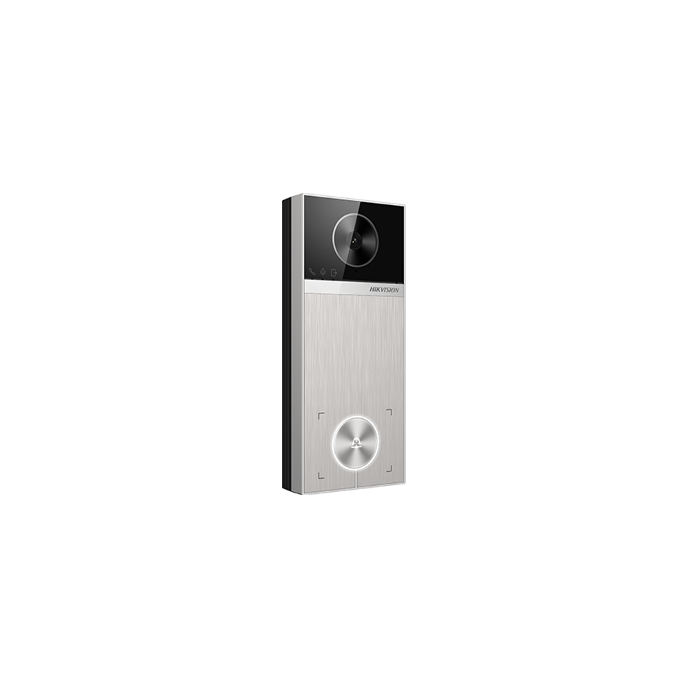 Panou exterior videointerfon TCP/IP 4MP, IR 3m, Wi-Fi6, Bluetooth, M1, IP65 - HIKVISION DS-KV6114-MW - 1