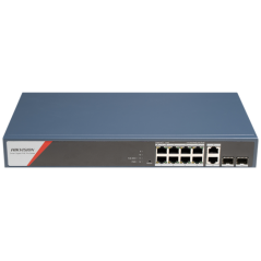 Switch 8 x RJ45 1G PoE 802.3af/at/bt, 2 x RJ45 1G, 2 x SFP 1G, Management - HIKVISION DS-3E1512HP-SI - 1