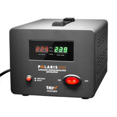 Regulator de tensiune cu servomotor, 500VA, tensiune la intrare 150-260V, delay 6-180s AVR-POLARIS-5 - 1