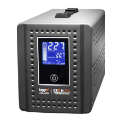 UPS 500VA, repornire automata, afisaj LCD, protectii multiple, Input AC 155-285V UPS-KEON-500VA - 1